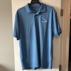 NWOT 'Hawaii' Embroidered Blue Polo Shirt